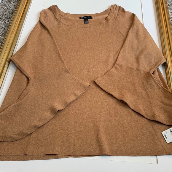 Inc camel tan sweater bell sleeves size 3x like new condition - Picture 5 of 10